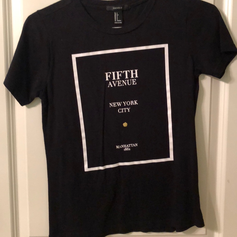 Black Fifth Avenue T-Shirt